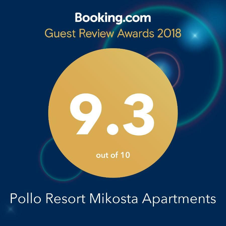 סאני ביץ' Pollo Resort Mikosta Apartments מראה חיצוני תמונה